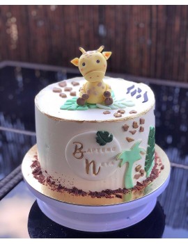 Des adorables et délicieux gâteaux d'anniversaire animaux de la jungle pour  l'anniversaire de votre bébé