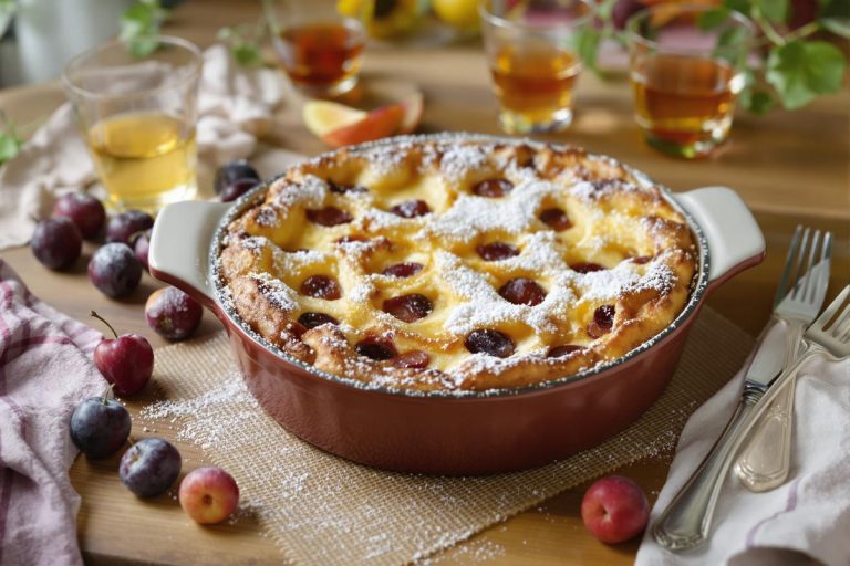 Clafoutis aux mirabelles : Cyril Lignac n'oublie jamais d'ajouter 2 cuillères de cet ingrédient pour le parfumer.jpg